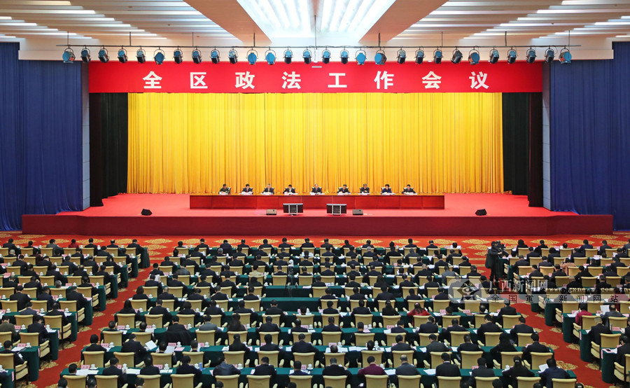 鹿心社:不断开创我区政法工作新局面