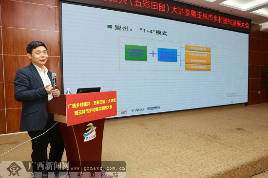 广西乡村振兴大讲堂暨玉林市乡村振兴发展大会召开