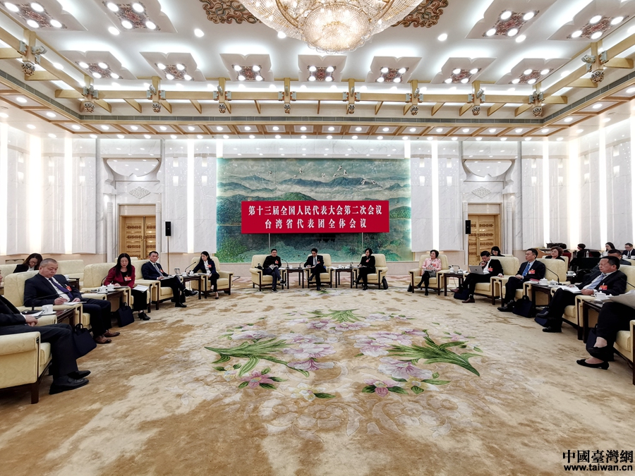 【融融看两会】台湾省代表团：台湾同胞感受到了大陆的真情实意