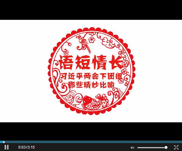 习声回响 | 语短情长――习近平两会下团组那些精妙比喻
