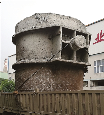 见证柳钢历史大跨越:＂功臣＂钢水包＂搬进工博馆