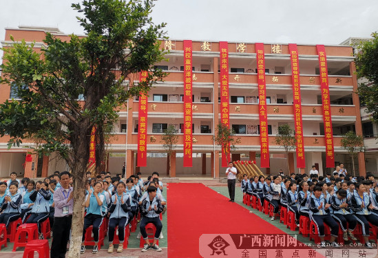港口區:企業捐建的教學樓落成