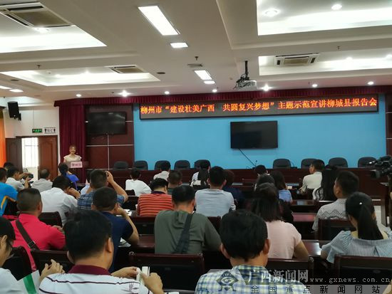 柳州市“扫黑除恶专项斗争”主题宣讲进柳城