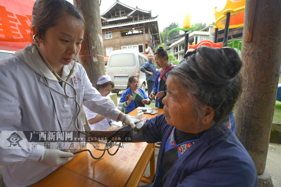 医疗专家深入三江村屯开展义诊活动(图)
