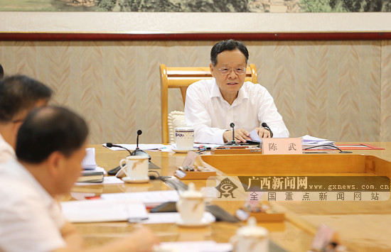 陈武主持召开自治区政府常务会议