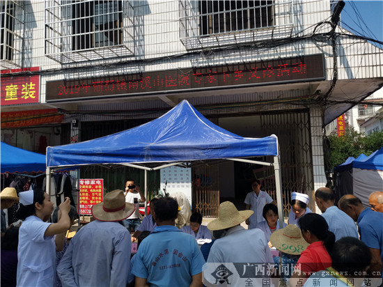 党支部义诊到基层 主题党日送健康