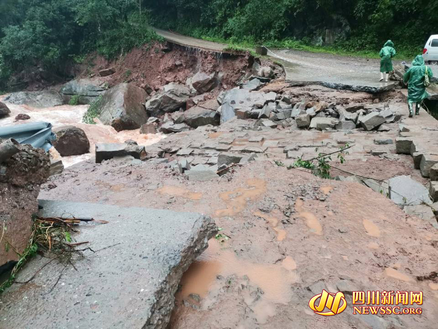 受暴雨山洪影响通江胜利乡5个村"失联" 现已报平安