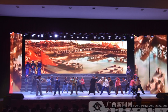 上林县举办“6·26”国际禁毒日专场文艺晚会