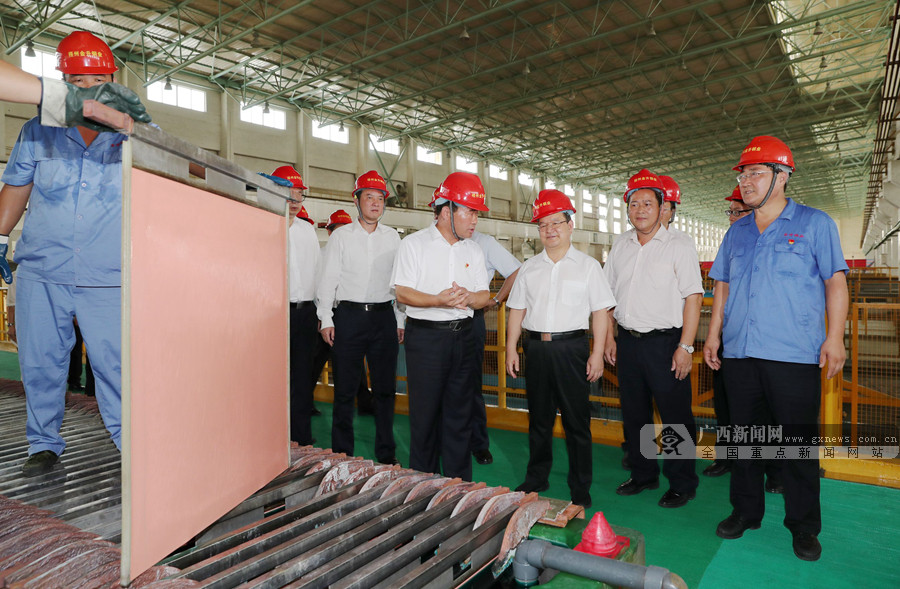 书记,自治区人大常委会主任鹿心社到梧州市龙圩区,岑溪市,苍梧县深入