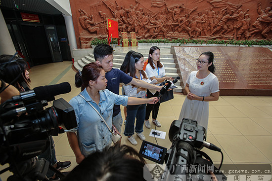 网媒记者走进龙州起义纪念馆追寻红色足迹(图)