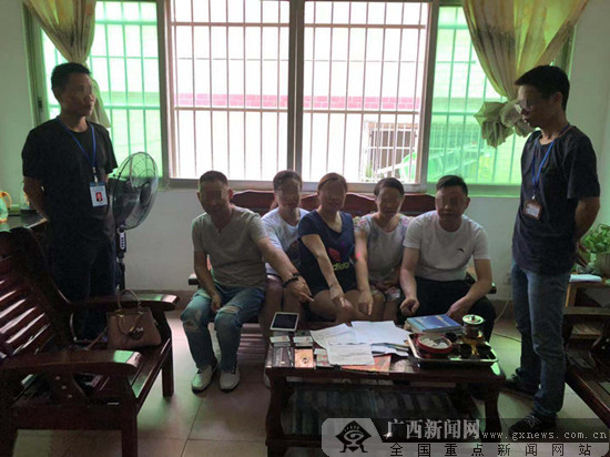 南宁“烈焰”行动再端传销窝点 抓获322人（图）