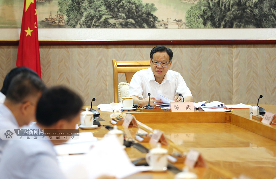 陈武主持召开自治区政府常务会议