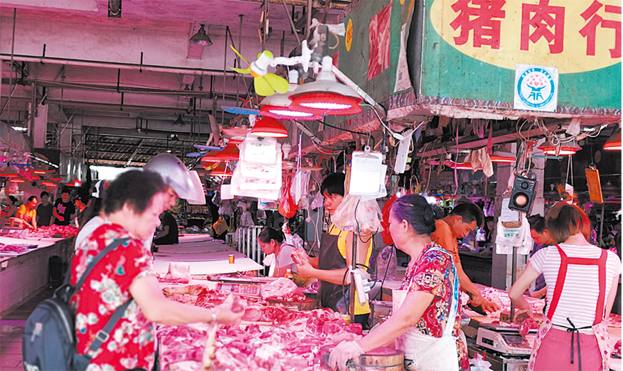 南宁猪肉高价位或将持续到明年 市民惊呼"吃不起"