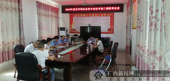 花坪镇开展应征青年政审政治考核三级联审