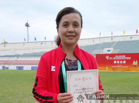 广西花炮队领队吴慧兰:对花炮项目前途充满信心