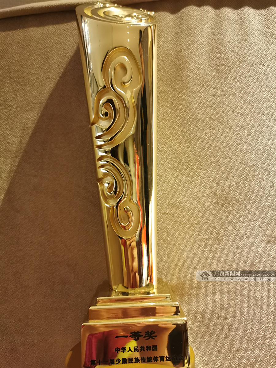 藤县舞狮在全国少数民族传统体育运动会斩获金奖