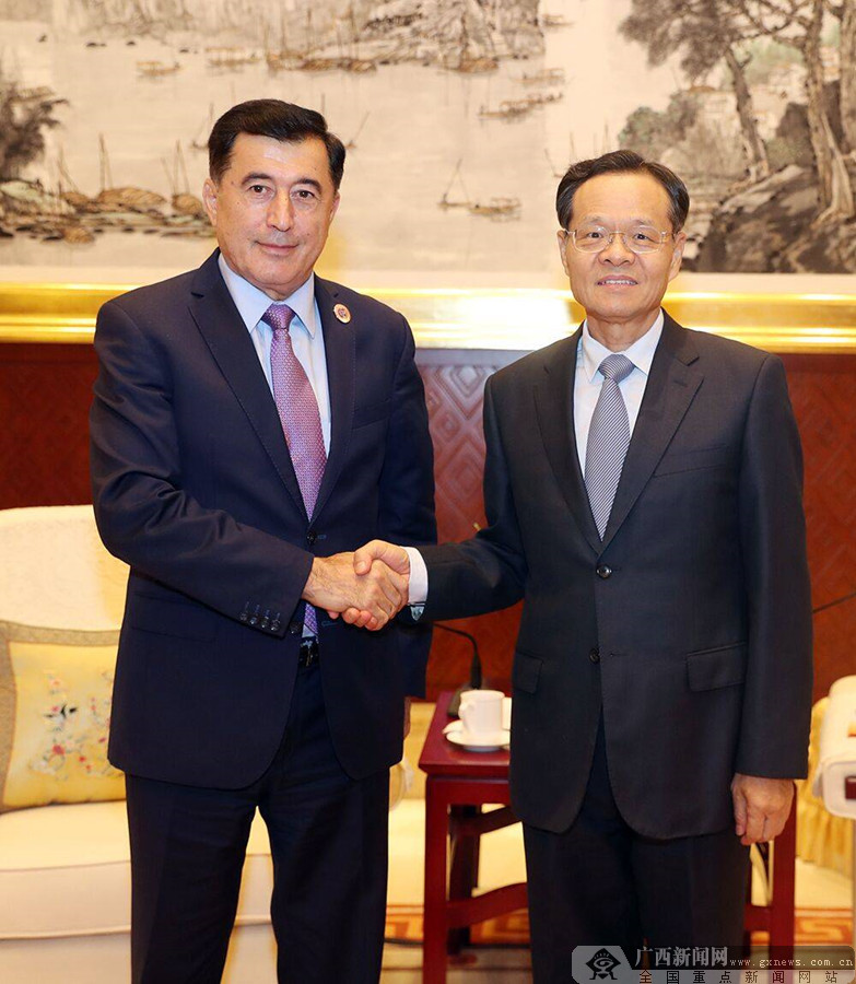 陈武会见上合组织秘书长诺罗夫