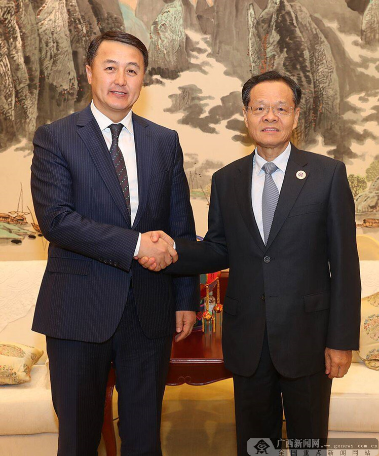 陈武会见吉尔吉斯斯坦副总理阿斯卡罗夫