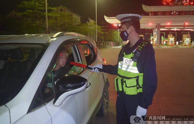 北海交警开展整治行动查处38起酒驾醉驾