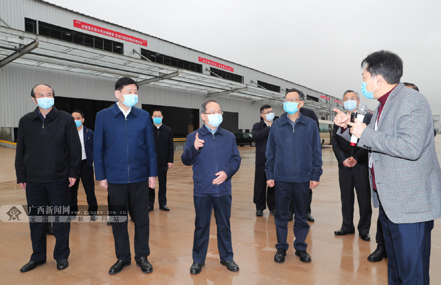 鹿心社陈武在全面对接粤港澳大湾区建设指挥部和西部陆海新通道建设指挥部调研