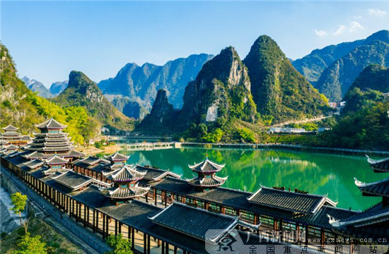 凌云县浩坤湖美景.中共凌云县委宣传部供图