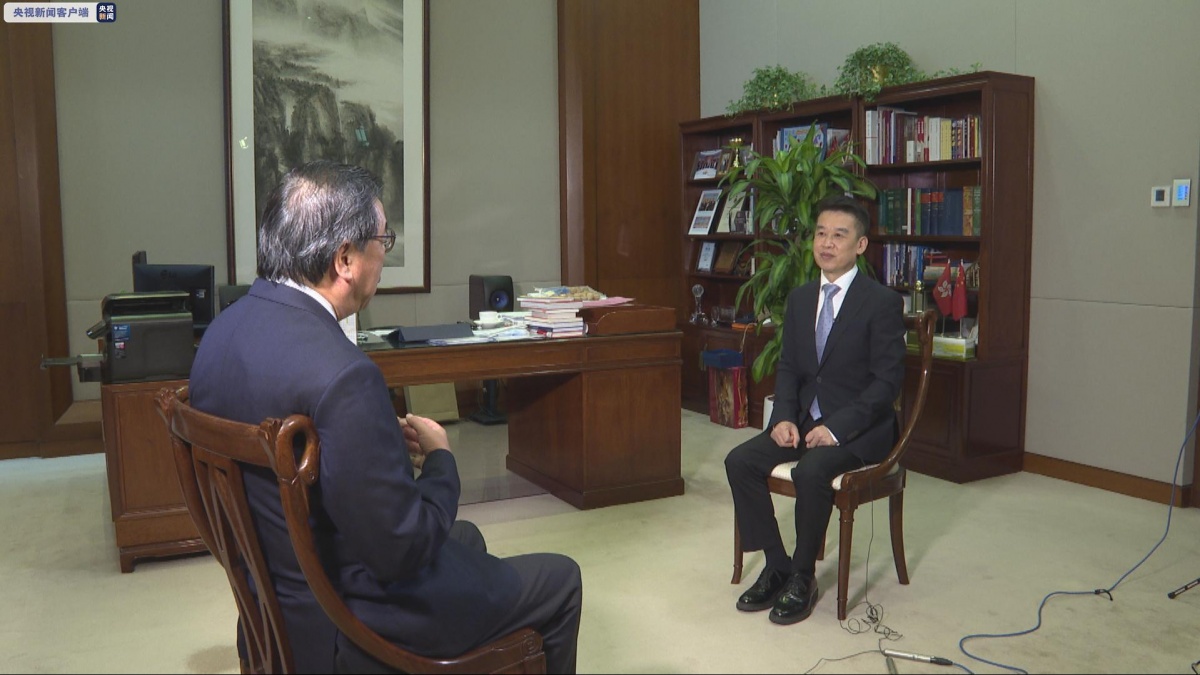 专访香港特区立法会主席梁君彦:国安法是香港的守护神 保障香港的自由