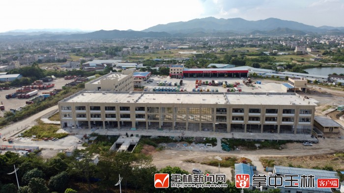 玉林新客运站站场建设扎实推进