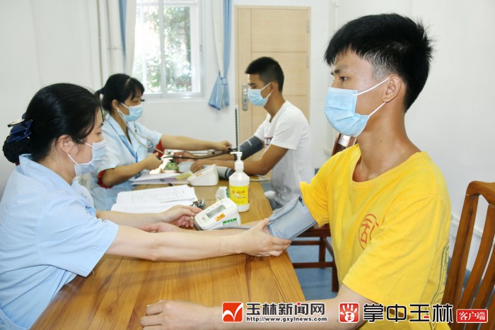 容县486名应征青年复检复审_广西新闻网玉林频道