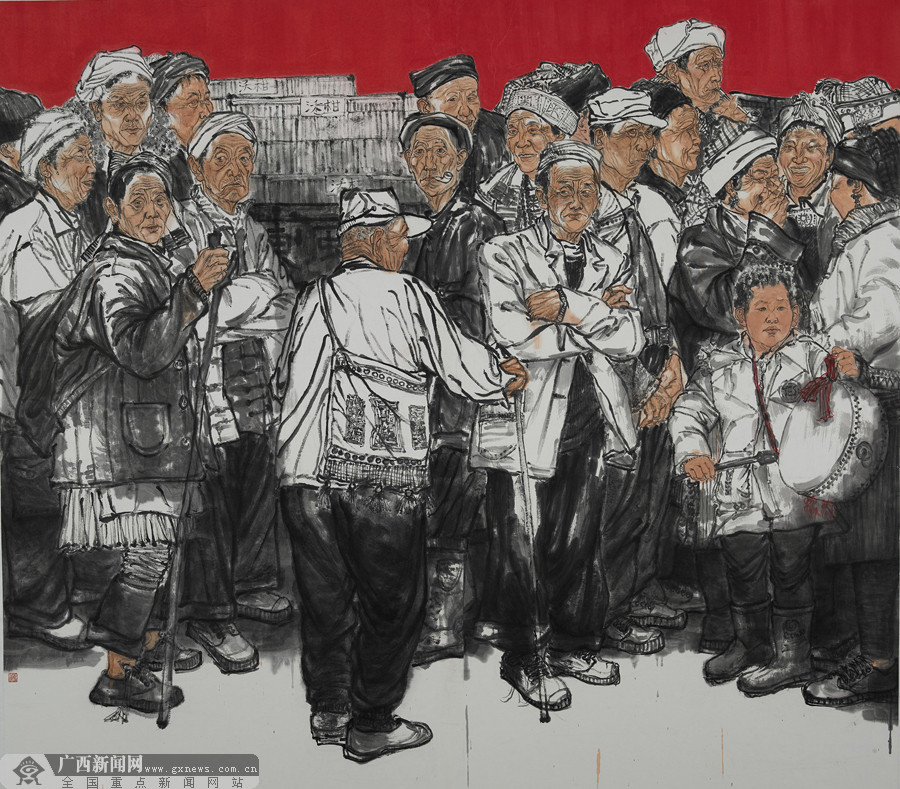 国画精准扶贫助农