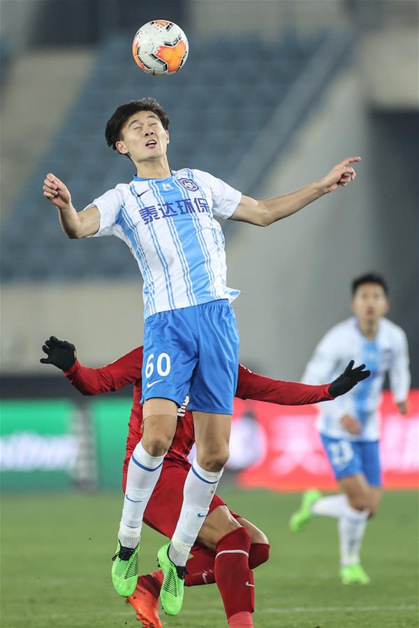 足球中超天津泰达获本赛季联赛第十名