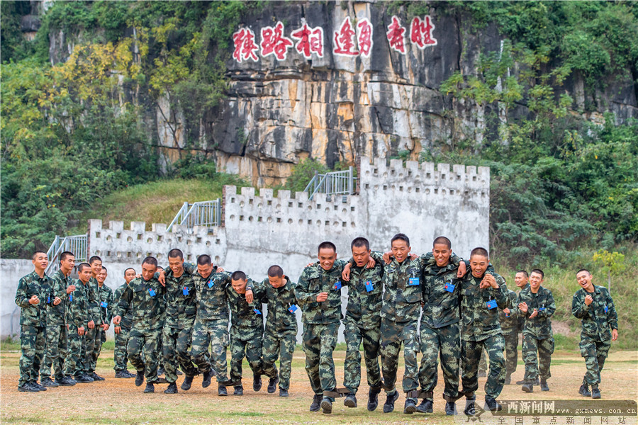 广西武警心理行为训练助新兵健康成长38