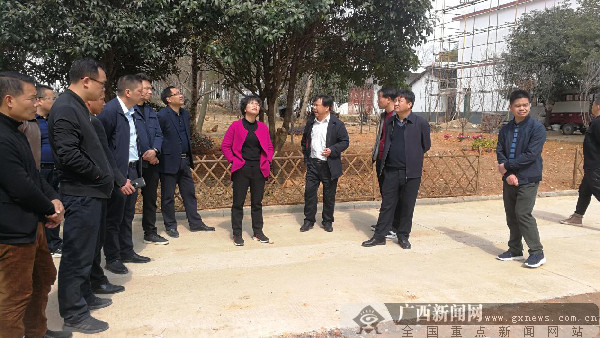 林武民,朱鹃屏陪同桂林市副市长谢灵忠调研.全州县住建局 供图