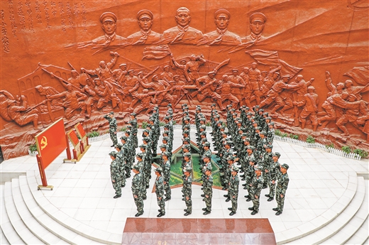 广西党史学习教育进社区进学校进企业进军营