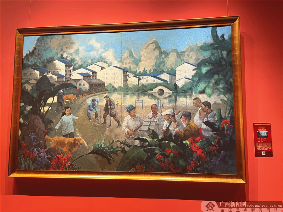 "庆祝中国共产党成立100周年"主题美术展开展