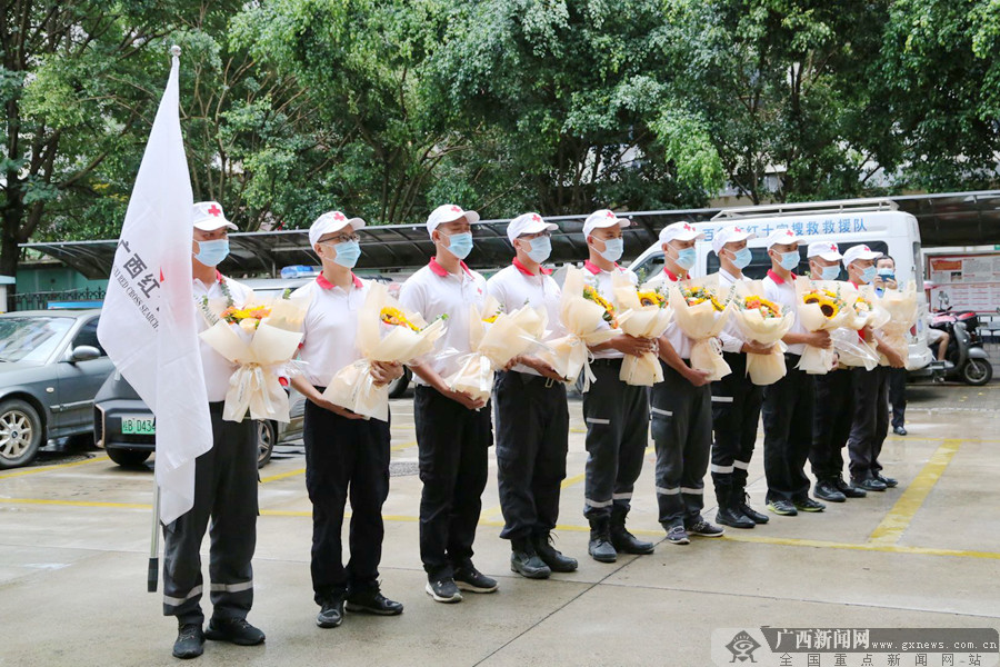 平安归来！广西红十字支援河南救援队员凯旋