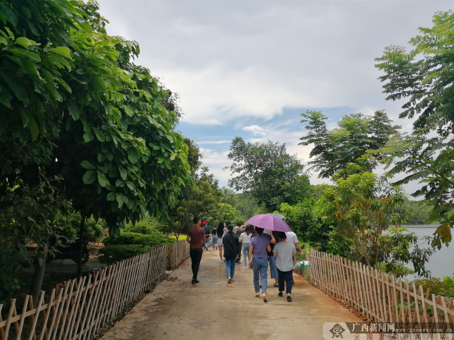 灵山滩头生态旅游"美丽村屯"成工业园后花园