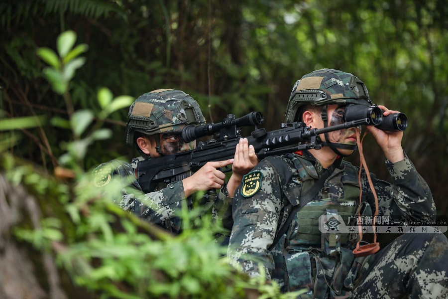 武警防城港支队厉兵株马迎国庆练兵备战不停歇310