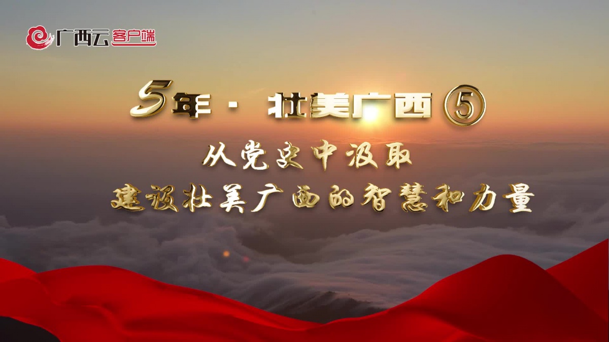 五年壮美广西⑤从党史中汲取建设壮美广西的智慧和力量