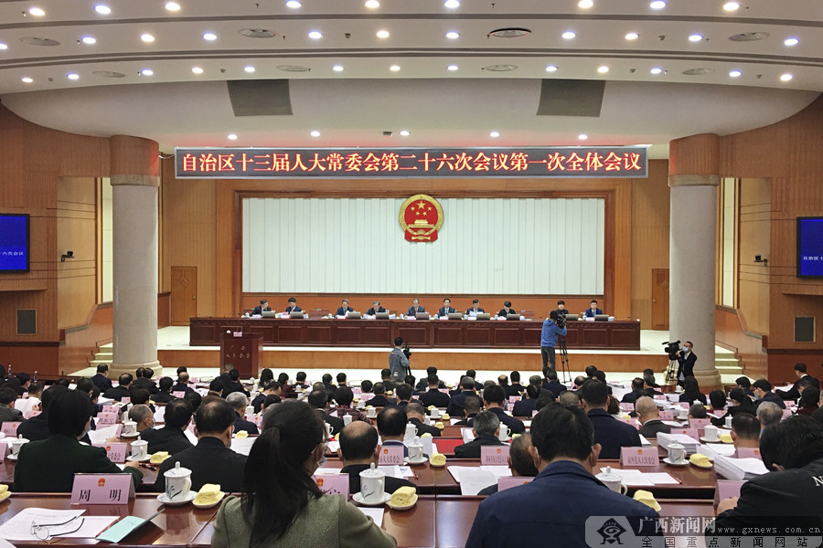 自治区十三届人大常委会第二十六次会议召开