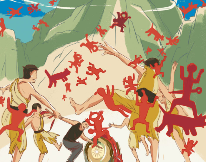 [新桂漫画]广西花山岩画申遗成功