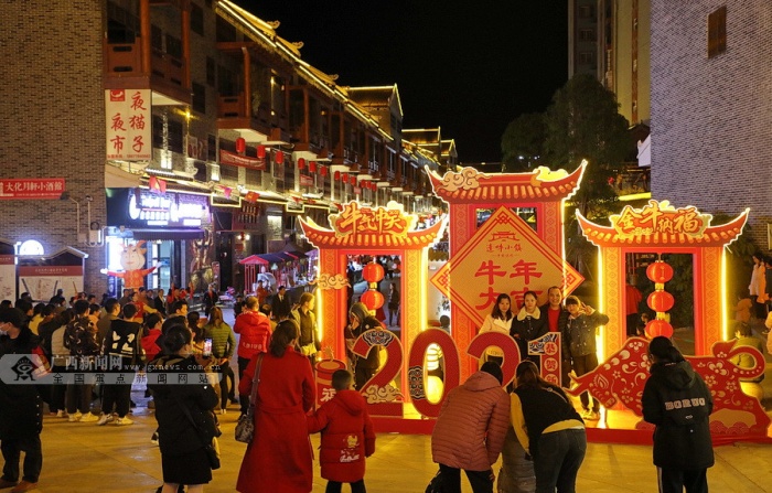 赏桃花 唱山歌 品美食…… 大化春节旅游人气爆棚 (5/6)