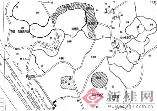 南宁狮山公园地图图片