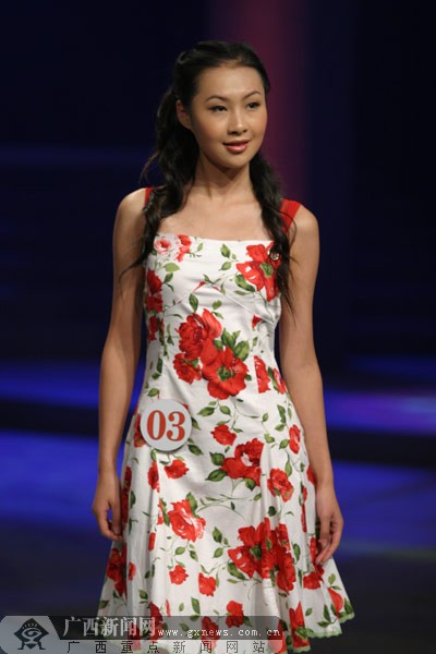 争奇斗艳 cctv模特大赛南宁赛区决赛