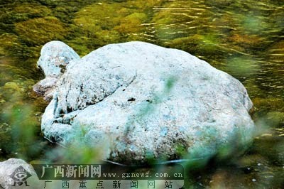广西魔石谷景区怪石嶙峋 "双龟饮水"等令人叫绝