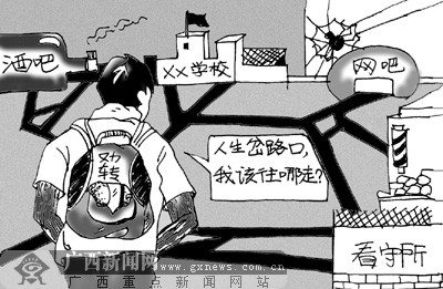 岔路口上的孩子该往哪走?问题学生需正确引导