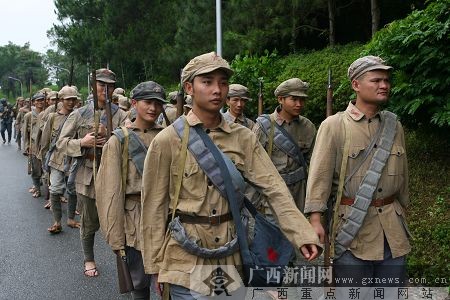 [原创]电视连续剧《红七军》今日在南宁开拍(图)