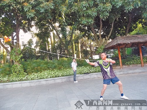 南宁流星锤当家人 愿为传承中华传统武学免费传授