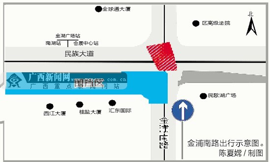 3月29日,南宁地铁1号线金湖广场站的施工现场里一片繁忙.