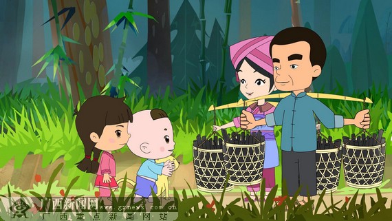 广西原创民间传说动画片《大战人熊婆》31日首播