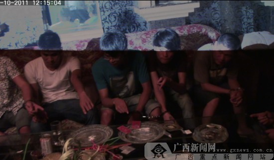 广西频道 钦州红豆网 大图推荐 > 正文包厢内吸毒(视频截图).